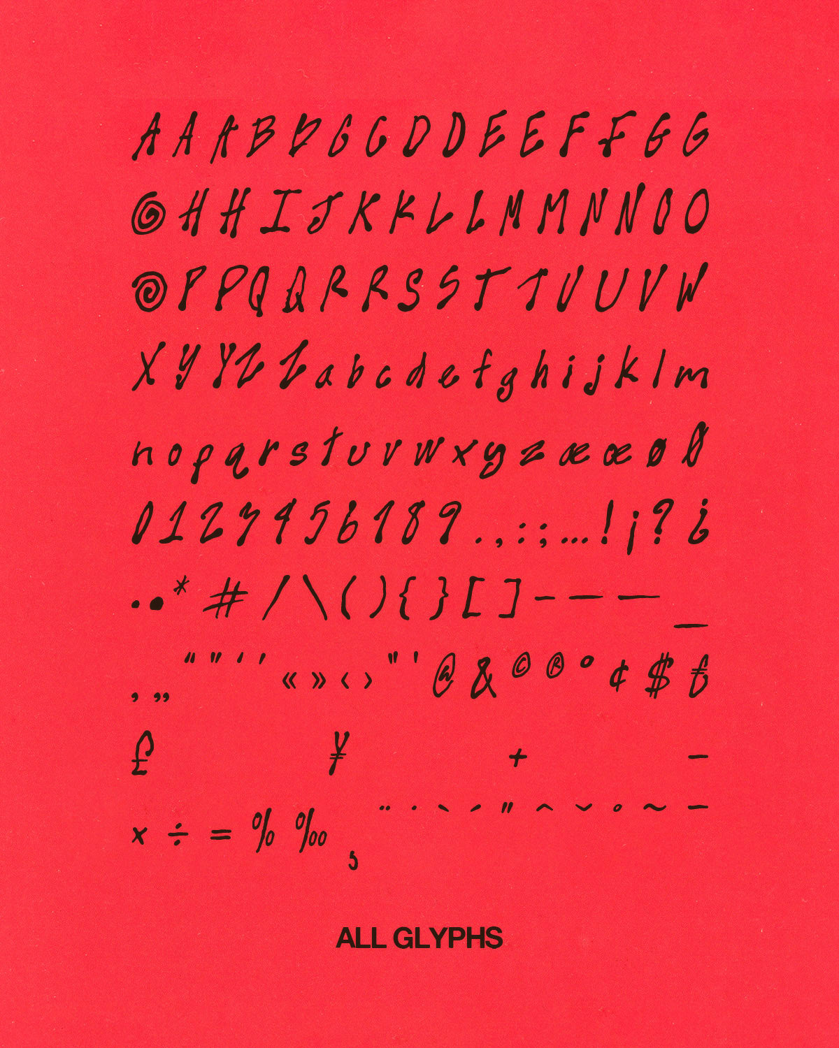 Sriracha Display Font