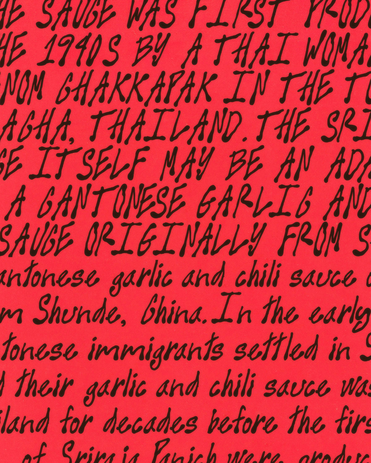 Sriracha Display Font