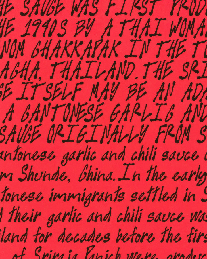 SRIRACHA DISPLAY FONT