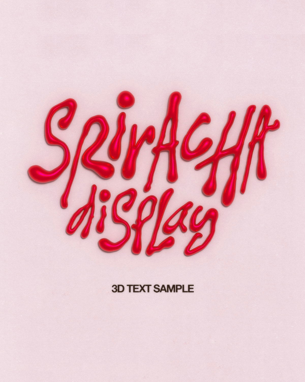 Sriracha Display Font
